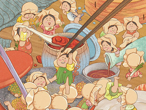 《小世界》—放大餐桌的一角喔