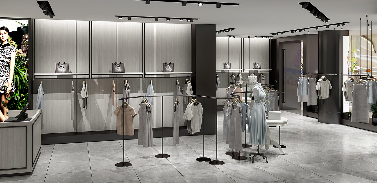 无锡惠山女装店空间设计