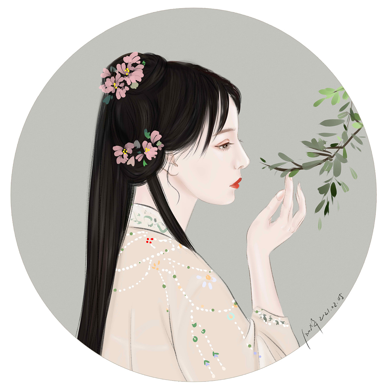 古风手绘|插画|插画习作|aceyqian - 原创作品 - 站酷 (zcool)