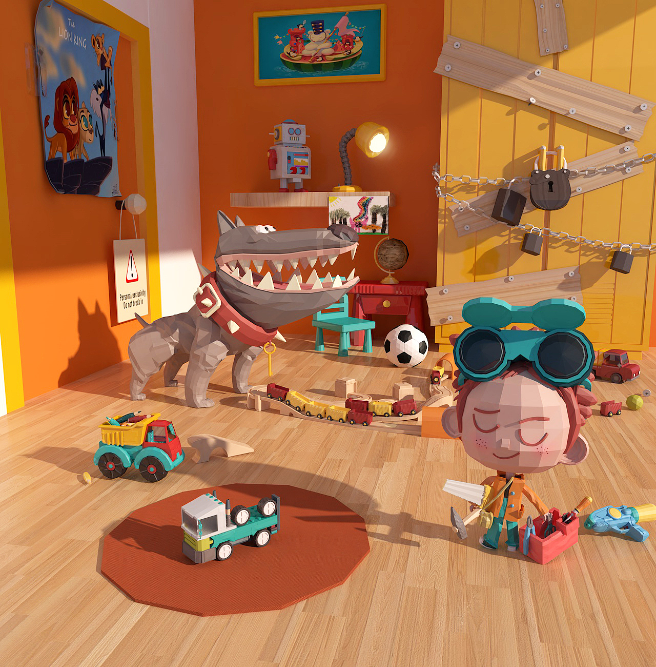 LOWPOLY卡通场景（图ZMTIyMzI5MDQ0） - 场景 - 站酷设计师丽芙Liv原创素材 - 站酷ZCOOL