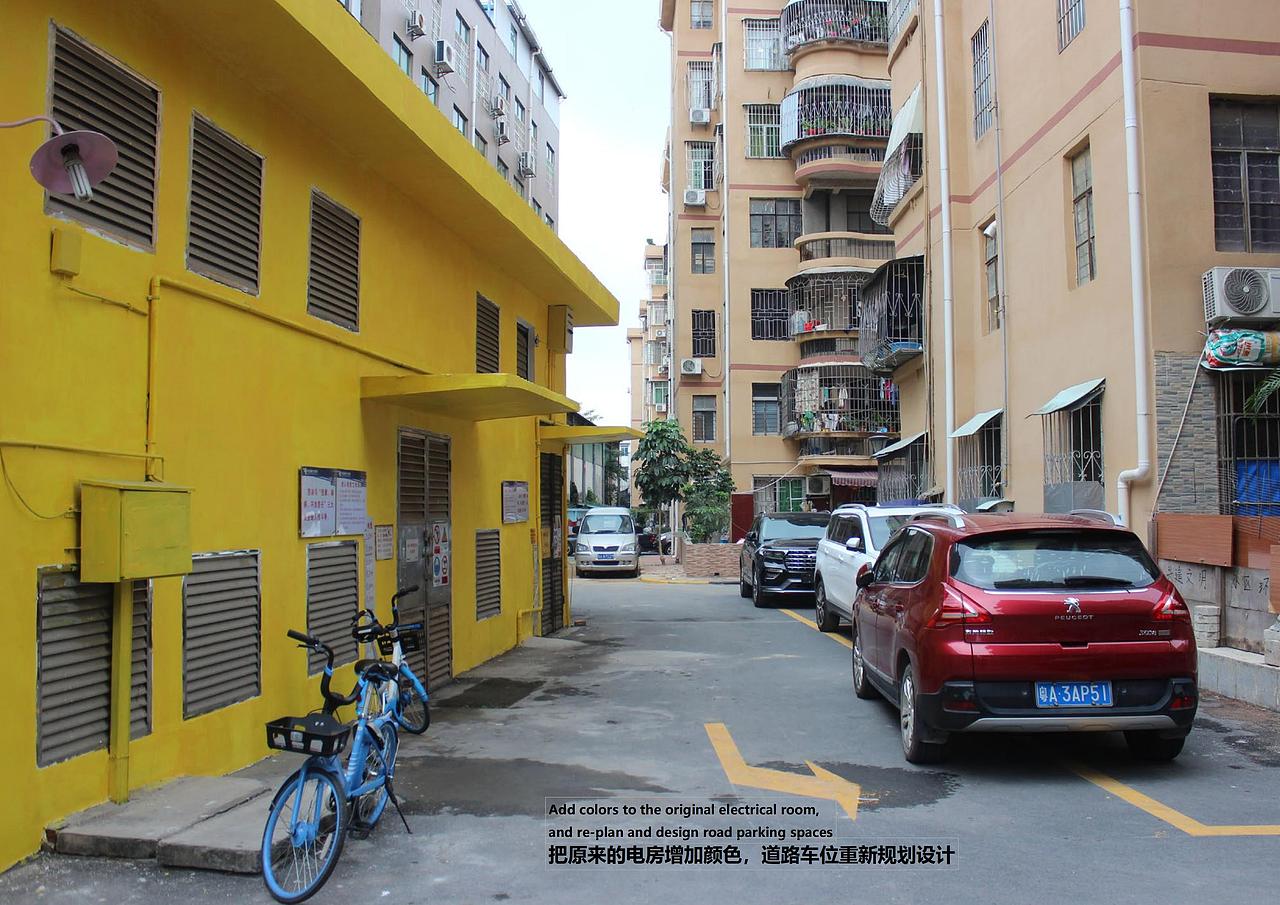 梵境设计—广州大石富丽社区桔芳园容貌提升+彩色墙画