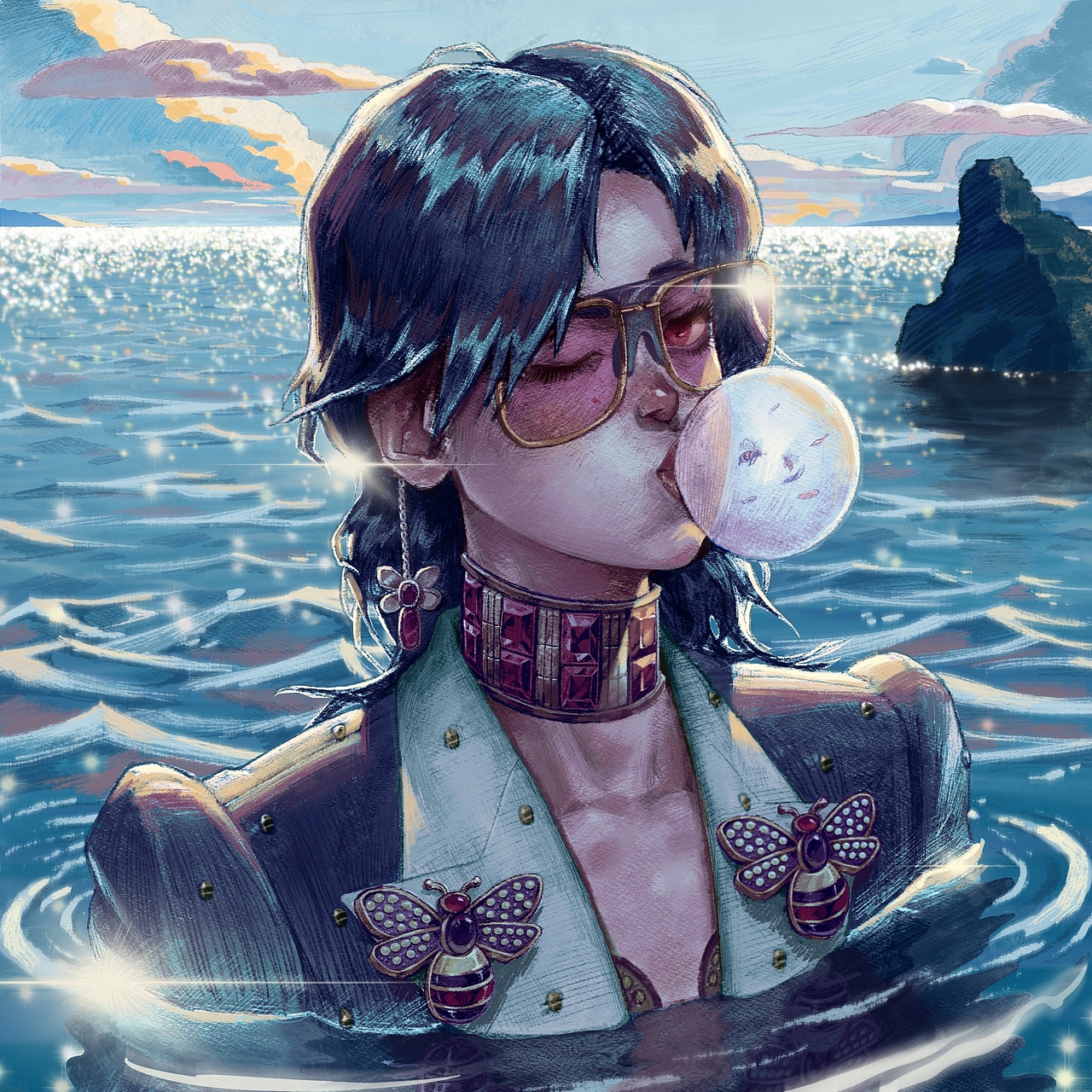 復古潮流 | GOLA 2021习作（图ZMjU4ODEwNDcy） - 新锐潮流插画 - 站酷设计师够辣GOLA原创素材 - 站酷ZCOOL
