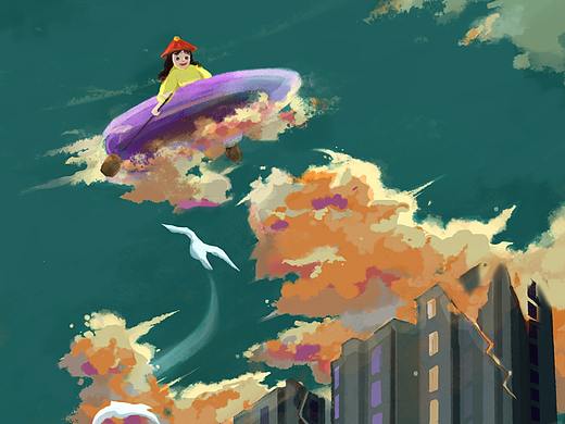 云游（个人主页-ZNTU0MTEyNDg=） - 商业插画 - 站酷设计师十里沙粒原创素材 - 站酷ZCOOL