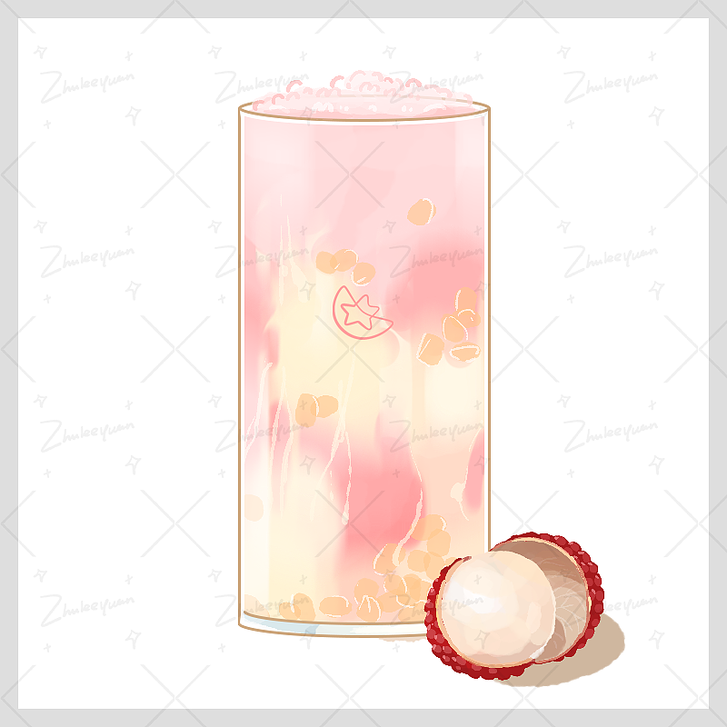 奶茶饮品插画案例分享（图ZMjg4MTgxNTgw） - 商业插画 - 站酷设计师ZHULEEYUAN原创素材 - 站酷ZCOOL