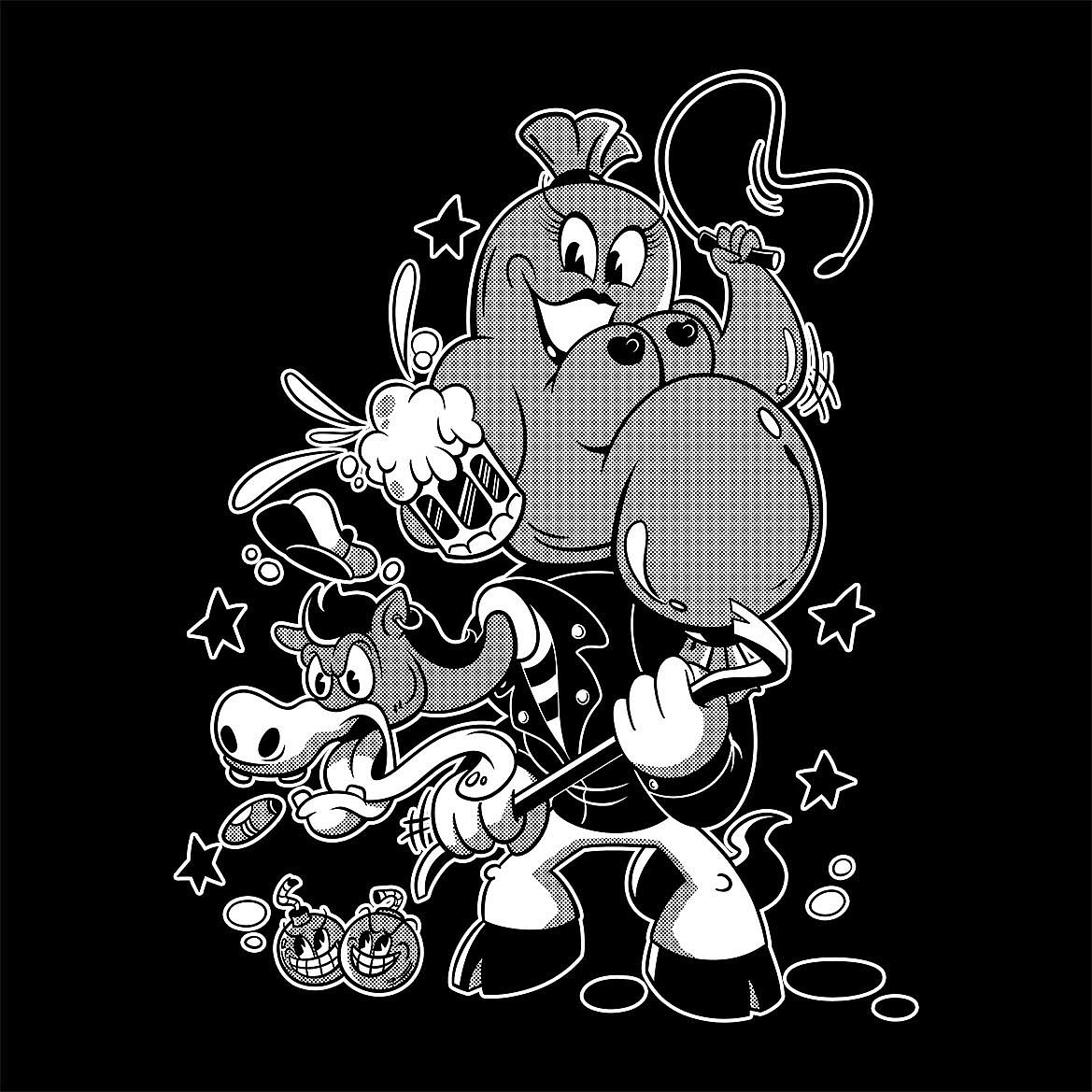 （旧图混更）《屌得压匹》插画海报（图ZMTQ5MzEzODQ4） - 新锐潮流插画 - 站酷设计师FEIKEE張飛機原创素材 - 站酷ZCOOL