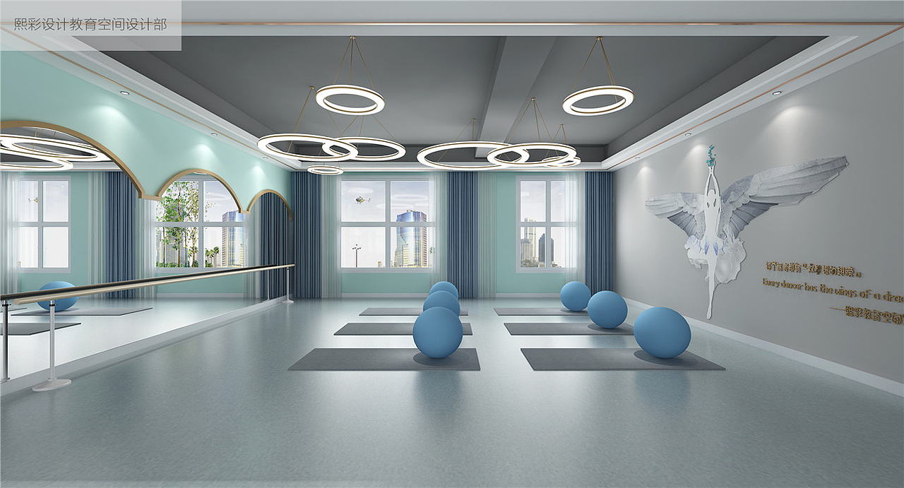 培训机构的装修效果图|少儿英语培训装修（图ZMTg0ODM2NjI4） - 家装设计 - 站酷设计师品牌设计Calvin原创素材 - 站酷ZCOOL