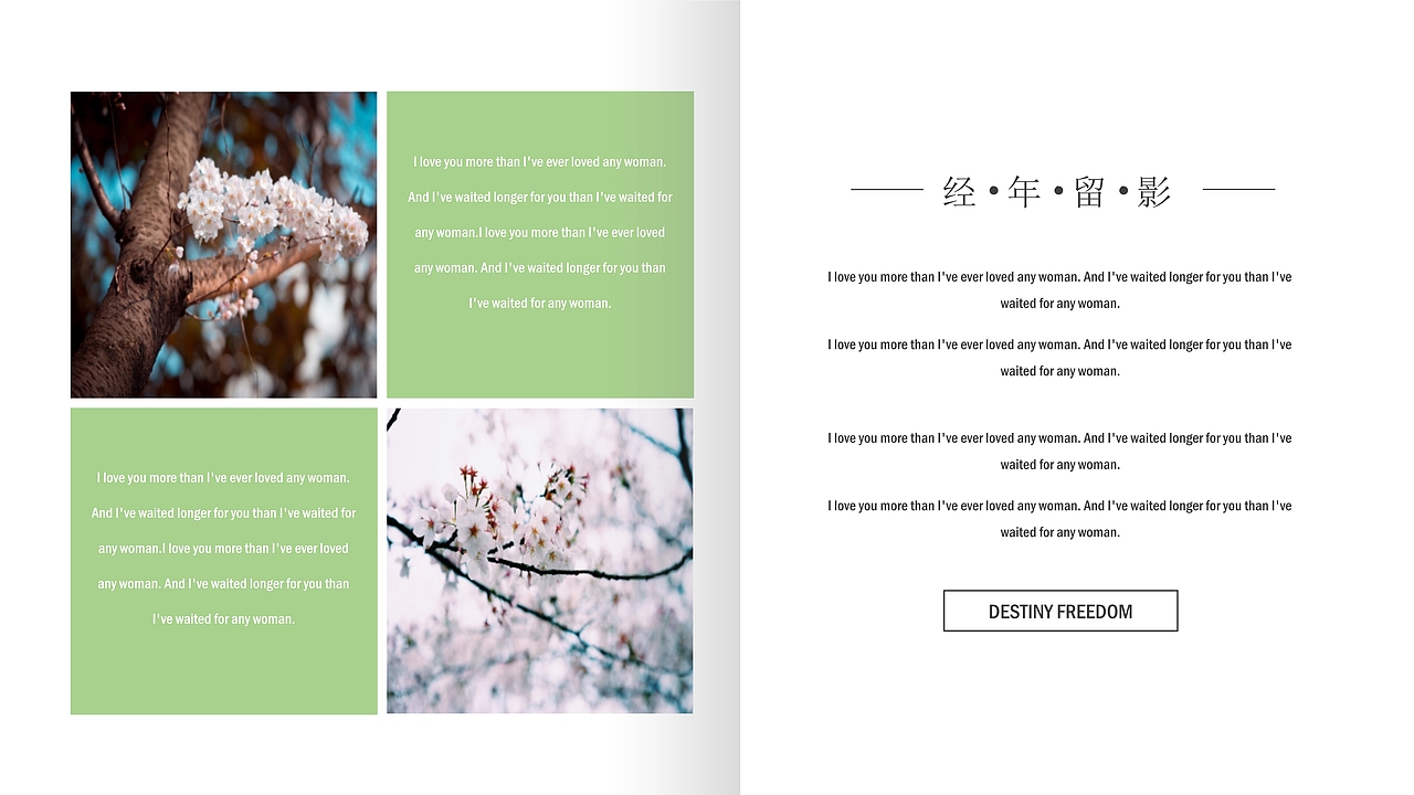 简约旅游旅行观光出行相册纪念PPT模板