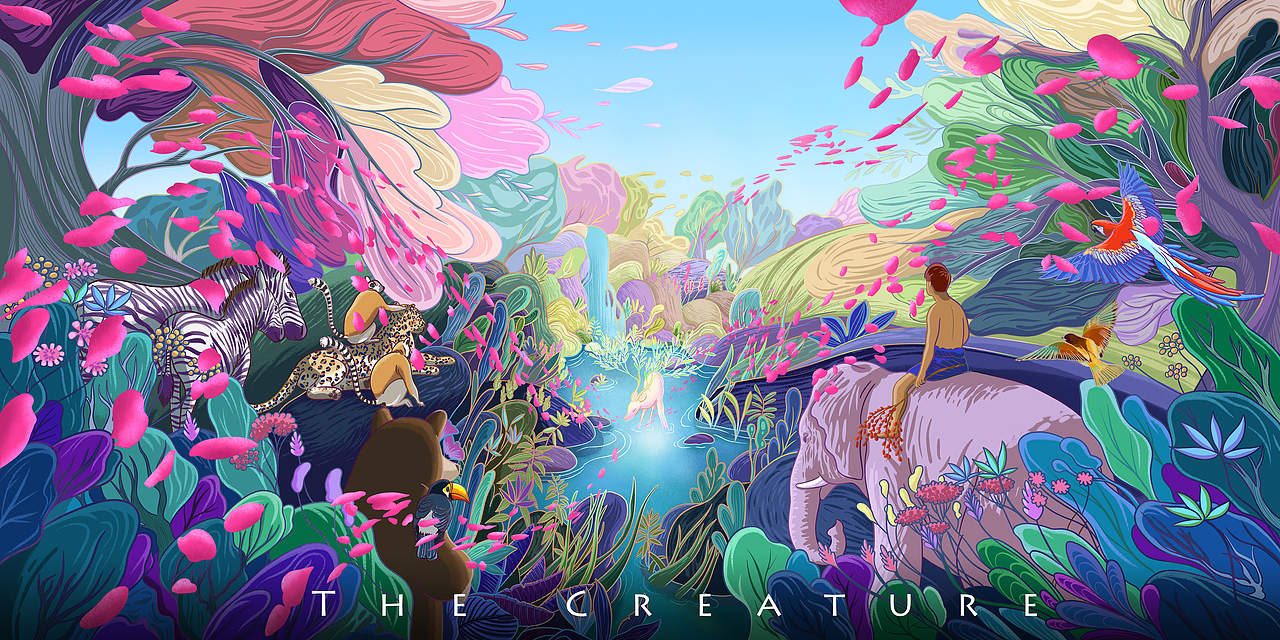 “生靈”的誕生（圖ZMjQ0MjE2MDQ4） - 商業(yè)插畫 - 站酷設(shè)計(jì)師二斗小米原創(chuàng)素材 - 站酷ZCOOL