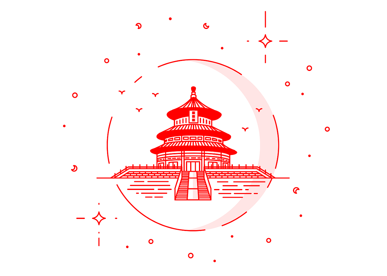 世界名胜古迹（单色简笔画）（图ZNDc1ODI0NTY=） - 图案 - 站酷设计师飘逸蓝_OnePoint原创素材 - 站酷ZCOOL