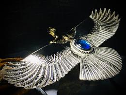 手工銀飾制作 自由鷹