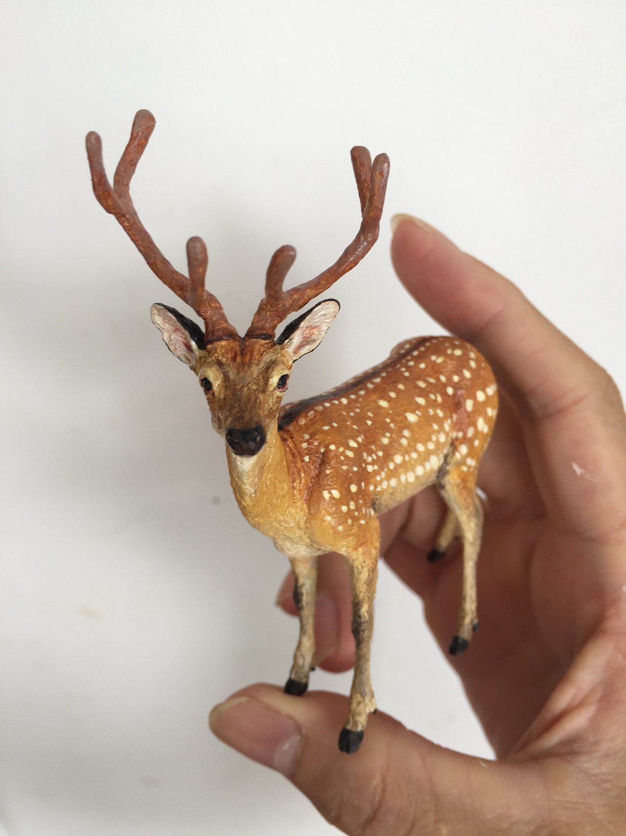 最近完成的一只梅花鹿