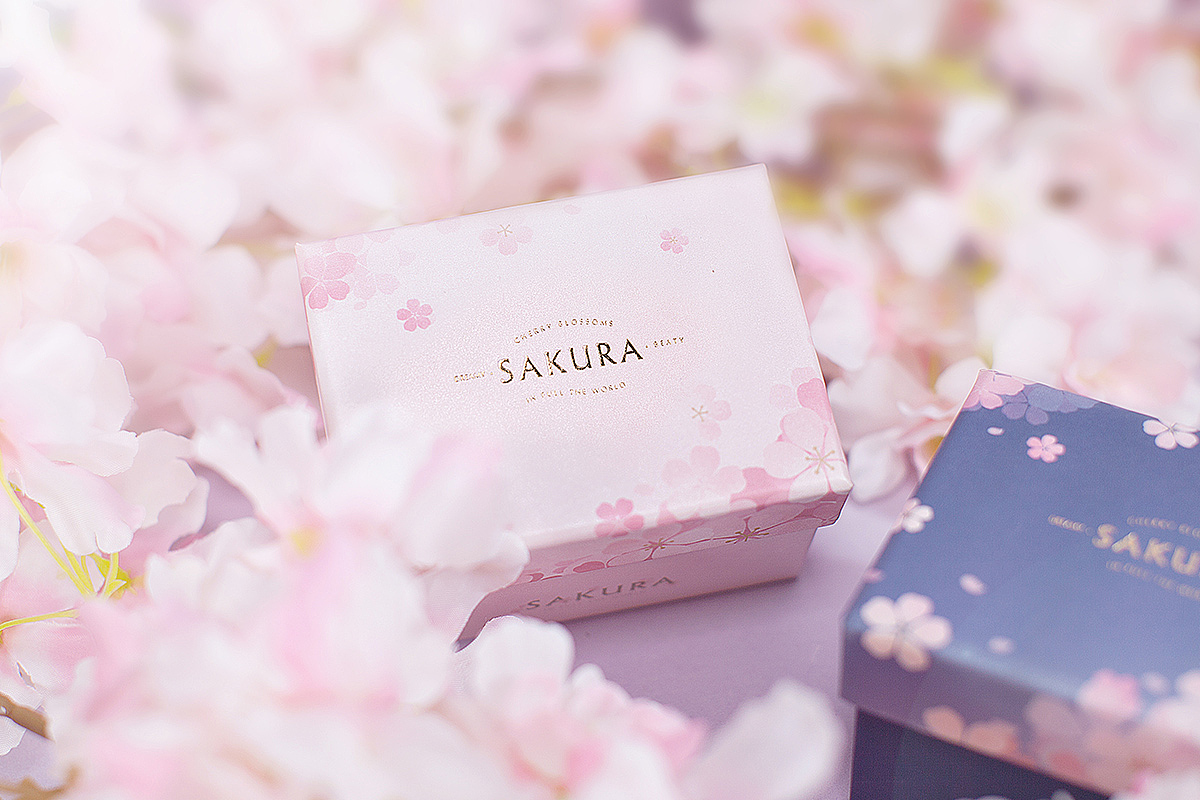 方森园浪漫樱花包装设计星夜之樱系列