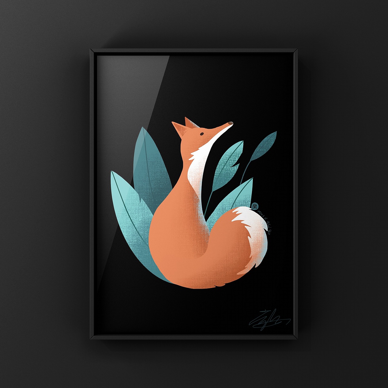 狐狸|插画|插画习作|红橡树yaaaaa - 临摹作品 - 站酷 (zcool)