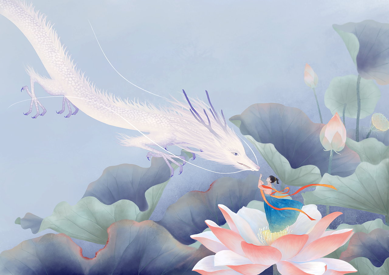 花开时节又逢君（图ZMjAzMzE2MDYw） - 艺术插画 - 站酷设计师山山二木原创素材 - 站酷ZCOOL