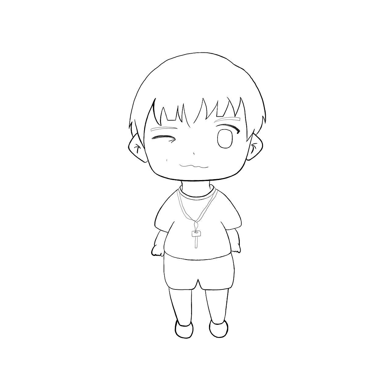 醒山乐队主唱Q版漫画