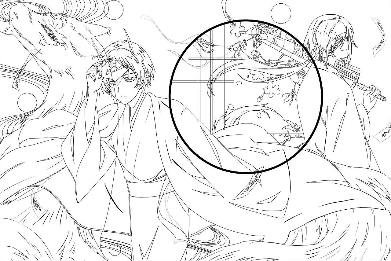夏目友人帐（图ZMTQ0ODE5MTky） - 艺术插画 - 站酷设计师海胆是只猫原创素材 - 站酷ZCOOL