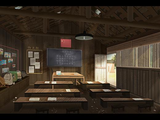 山村课室（个人主页-ZMzgwODU3ODA=） - 概念设定 - 站酷设计师咸糖罐子原创素材 - 站酷ZCOOL