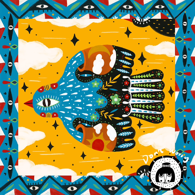 寓言系列插画-乌鸦与水罐