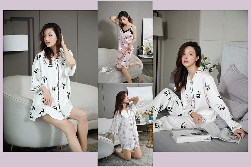 金也摄影|家居服吊带睡衣拍摄