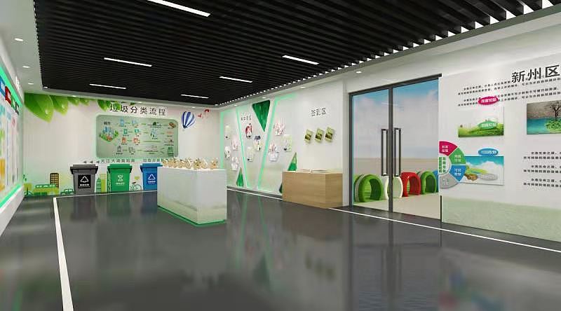 垃圾知识分类展厅 垃圾科普展馆|空间|展陈设计|造热设计 - 原创作品