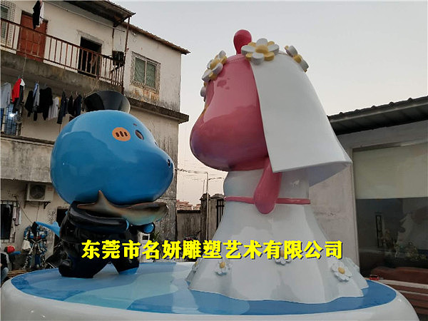 浪漫美人鱼爱情主题美陈玻璃钢仿真海豚卡通雕塑（图ZMjA5NTMzNTEy） - 雕塑 - 站酷设计师添翼雕塑艺术原创素材 - 站酷ZCOOL