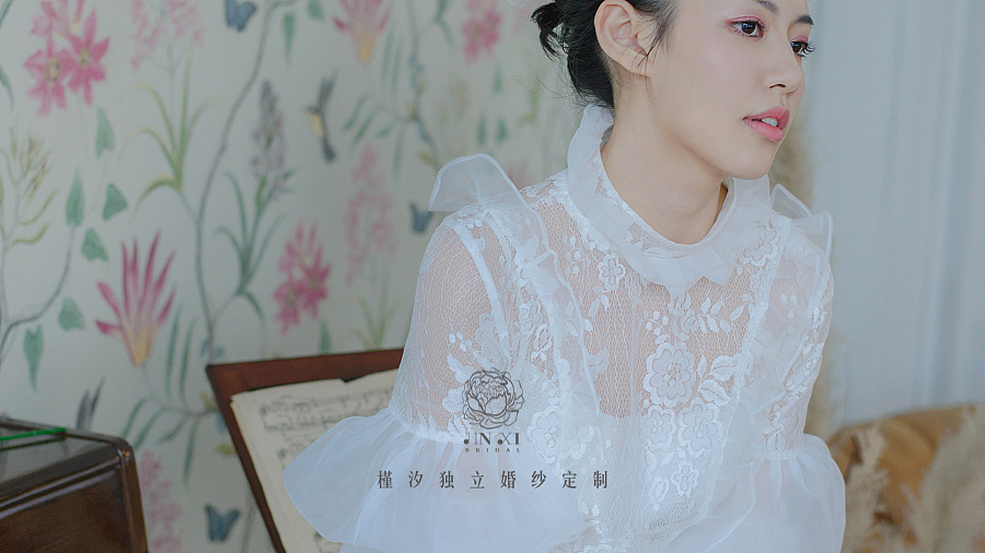 槿夕独立婚纱JINNCY设计单品:翚飞