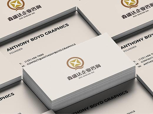 鑫盛达企业咨询LOGO设计方案