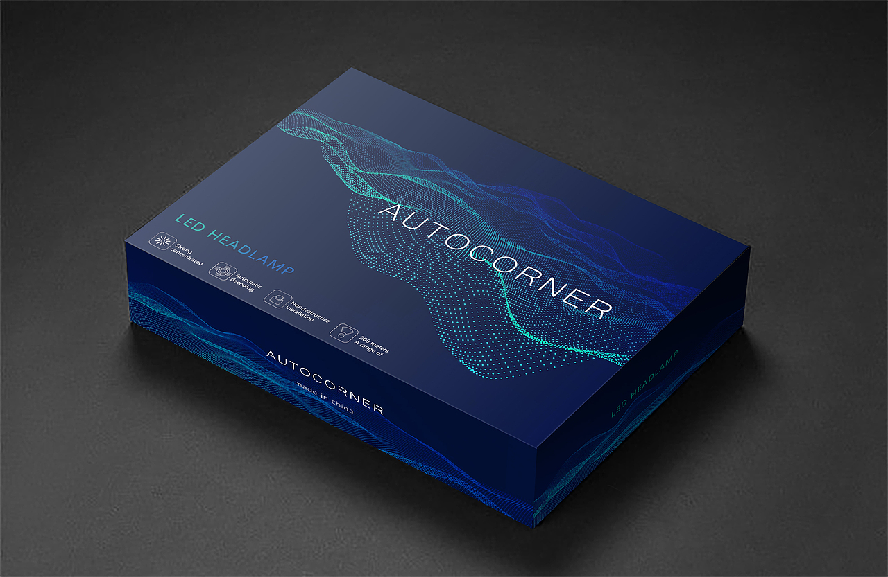 led大灯包装设计