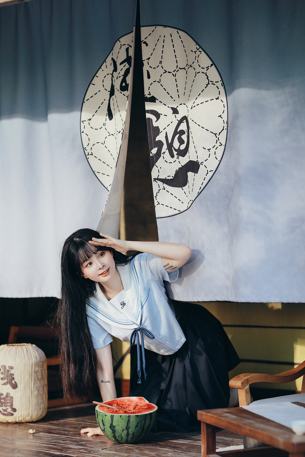 西瓜🍉味的夏天（图ZMzEzMjU1ODU2） - 人像摄影 - 站酷设计师王艺萌原创素材 - 站酷ZCOOL