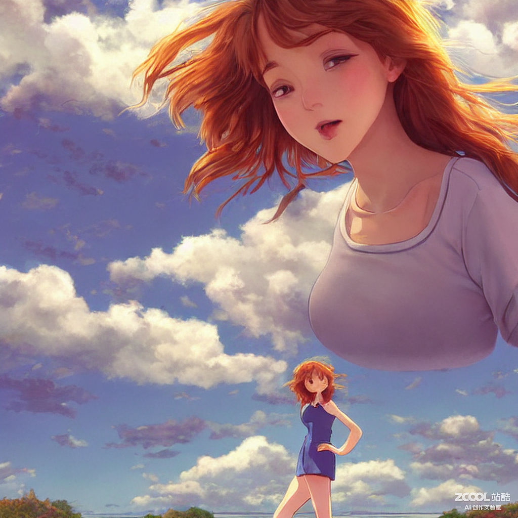 #AI創(chuàng)作實驗室#美麗的少女（圖ZMzE4MjkwMjcy） - AI作品 - 站酷設(shè)計師wmither原創(chuàng)素材 - 站酷ZCOOL