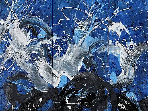 《绽放》保护海洋系列-绘画作品