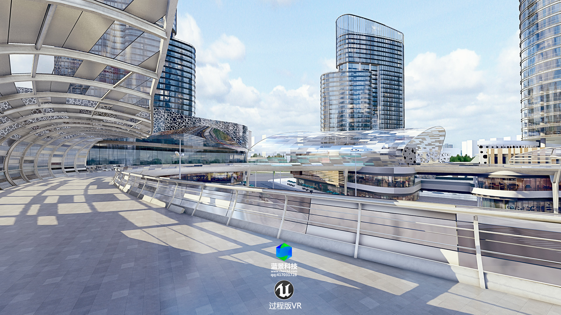 室外虚拟现实 vr 虚拟现实 ue4制作|三维|场景|蓝景科技vr - 原创作品