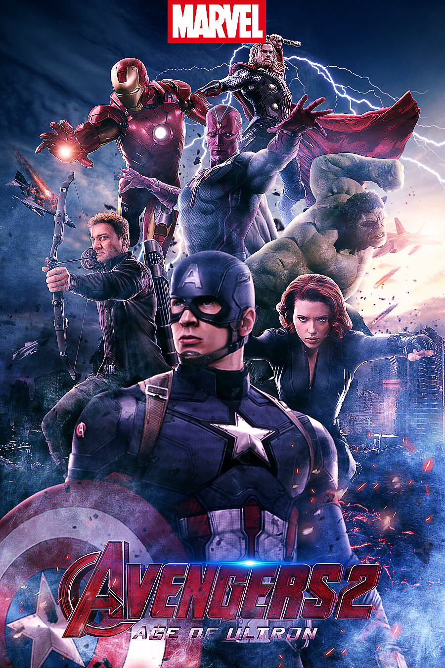 复仇者联盟电影海报合成