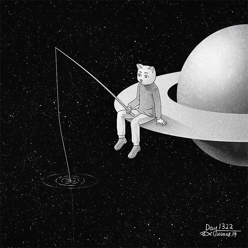 日画1319~1327 孤单星球（图ZMjIxNTQzMTM2） - 艺术插画 - 站酷设计师愚木混株Hello原创素材 - 站酷ZCOOL