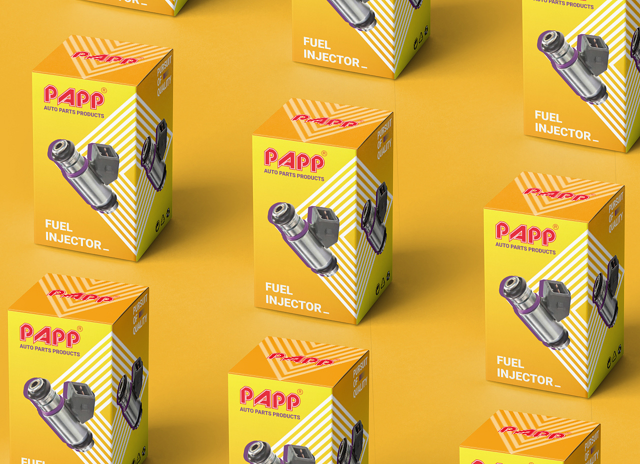 汽配零件 × 喷油嘴包装盒设计 × 2018