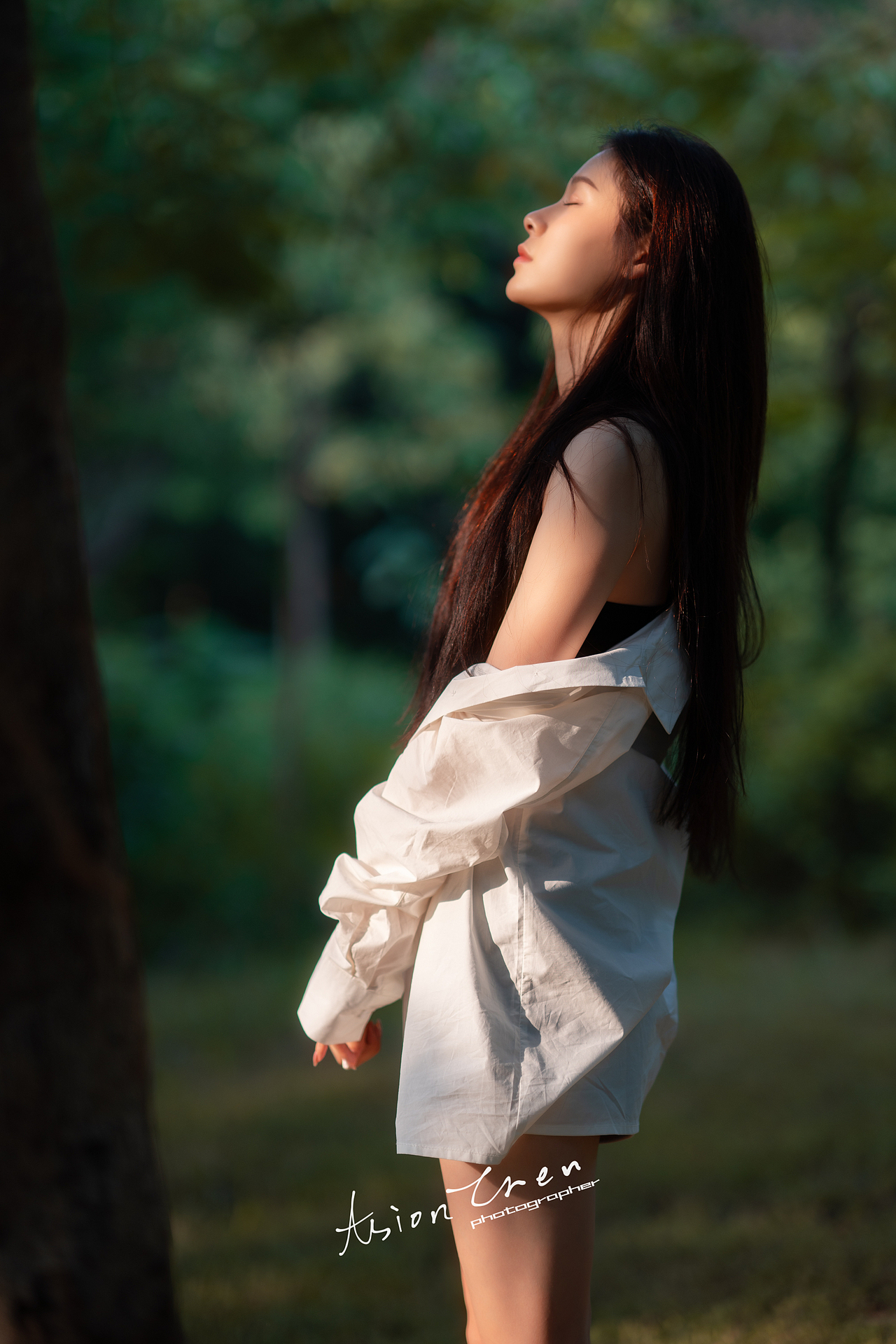 你喜欢夕阳吗（图ZMjMxMzg4OTI0） - 人像摄影 - 站酷设计师埃山AsionChen原创素材 - 站酷ZCOOL