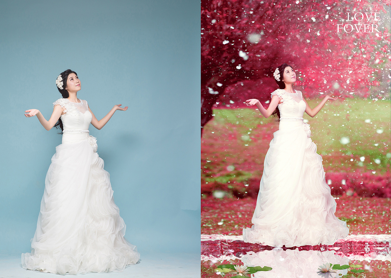朋友的一张婚纱摄影修图合成（图ZNDAyNjkxNTY=） - 人像摄影 - 站酷设计师菲力斯叔叔原创素材 - 站酷ZCOOL