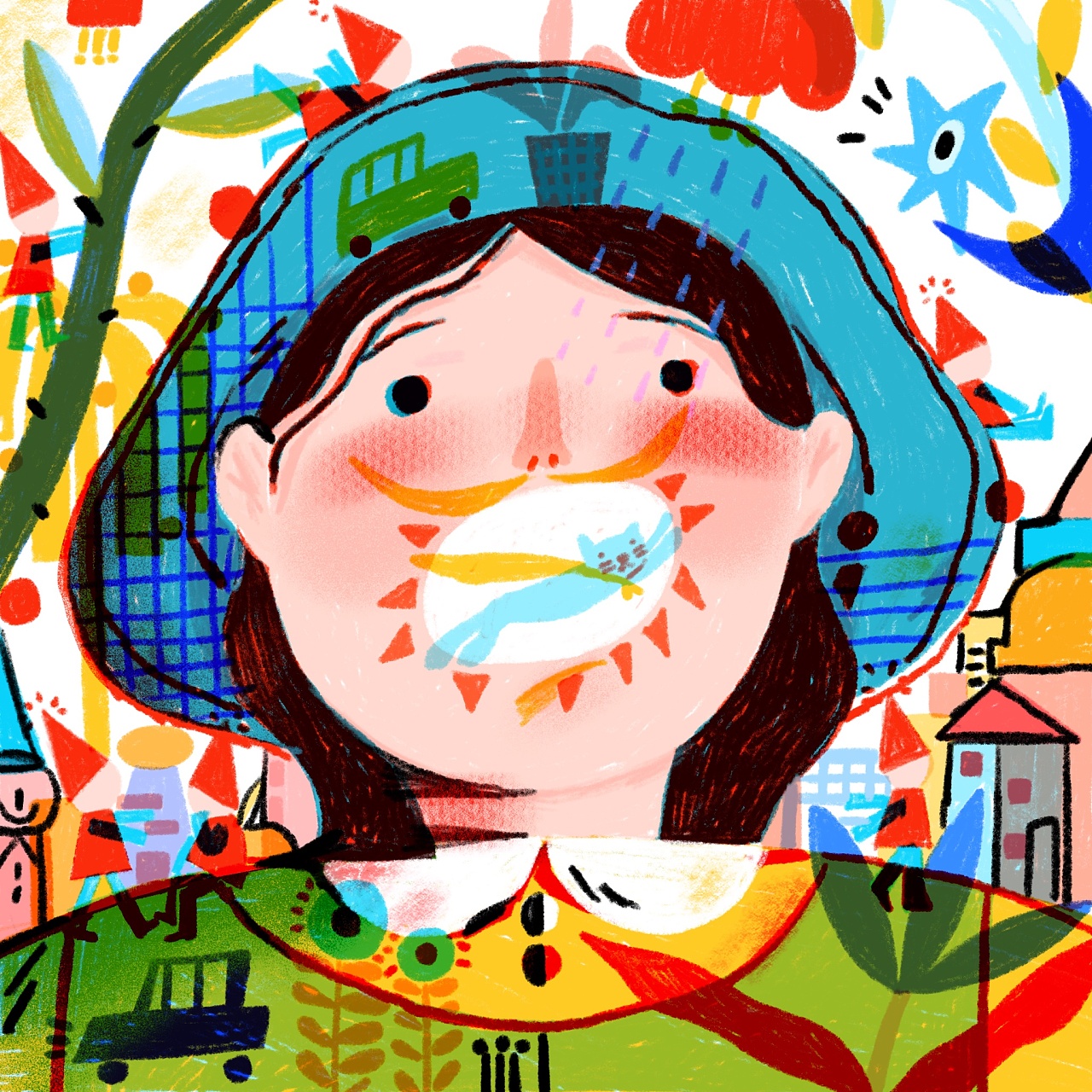 童真童趣系列|插画|儿童插画|阿秋秋秋qqq - 原创作品 - 站酷 (zcool)