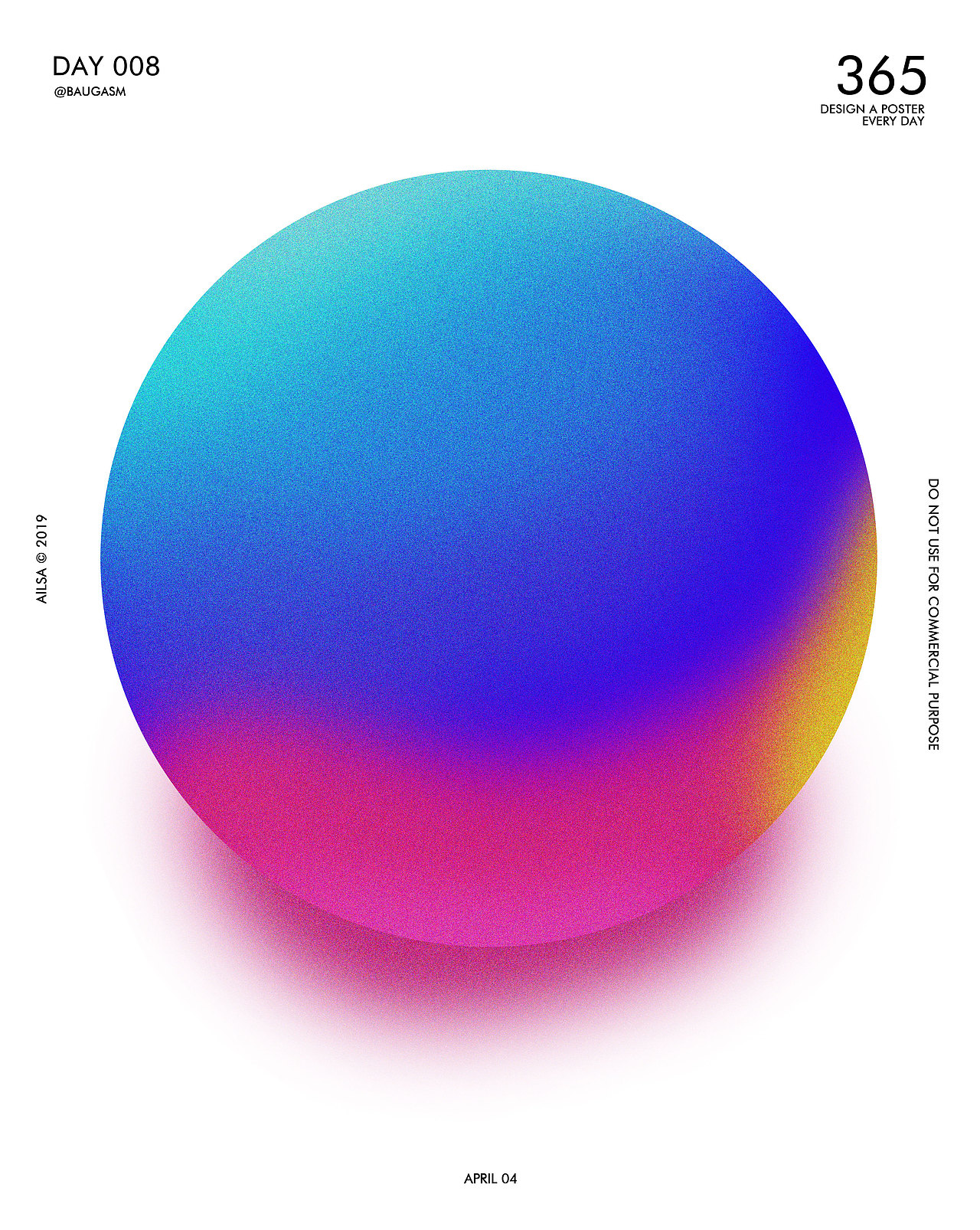 baugas练习海报设计