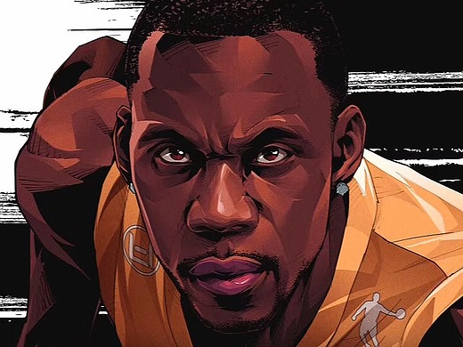 乔丹体育cba篮球美漫插画写实风,斗者无畏