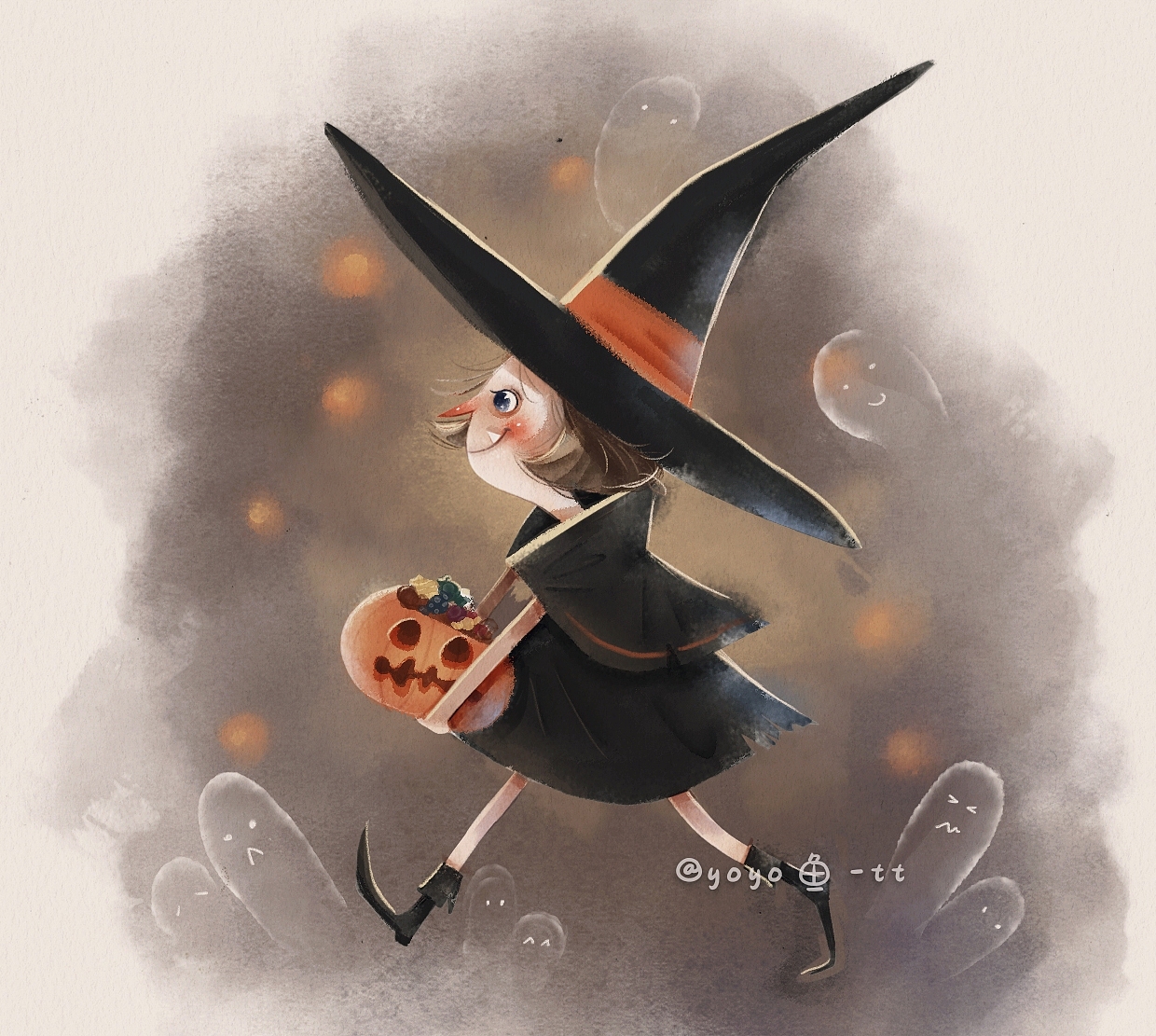 赶紧藏好糖果喽（图ZMTgyOTg3MzY4） - 绘画 - 站酷设计师鱼鱼水彩原创素材 - 站酷ZCOOL