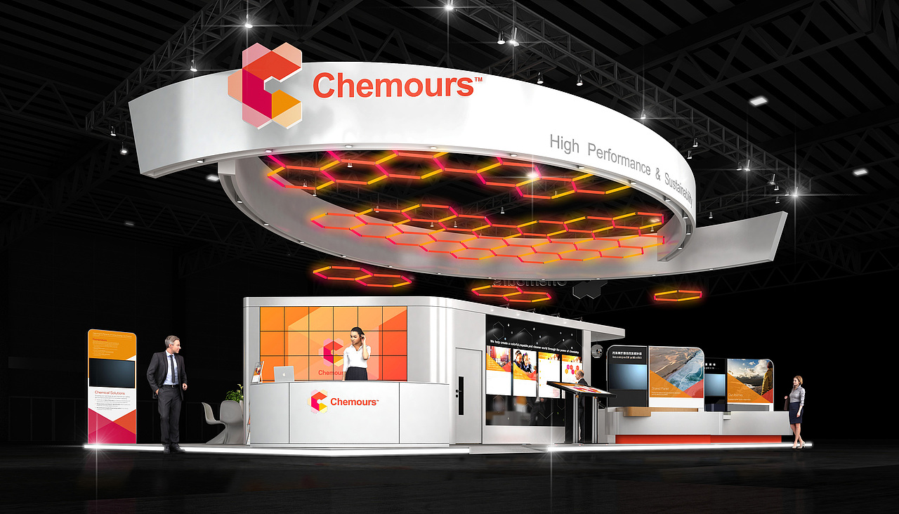 科慕chemours2019上海橡塑展（图ZMjIyNDMwMDky） - 展陈设计 - 站酷设计师Y杨g光宇Y原创素材 - 站酷ZCOOL