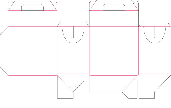 千款纸盒包装结构展开图下载