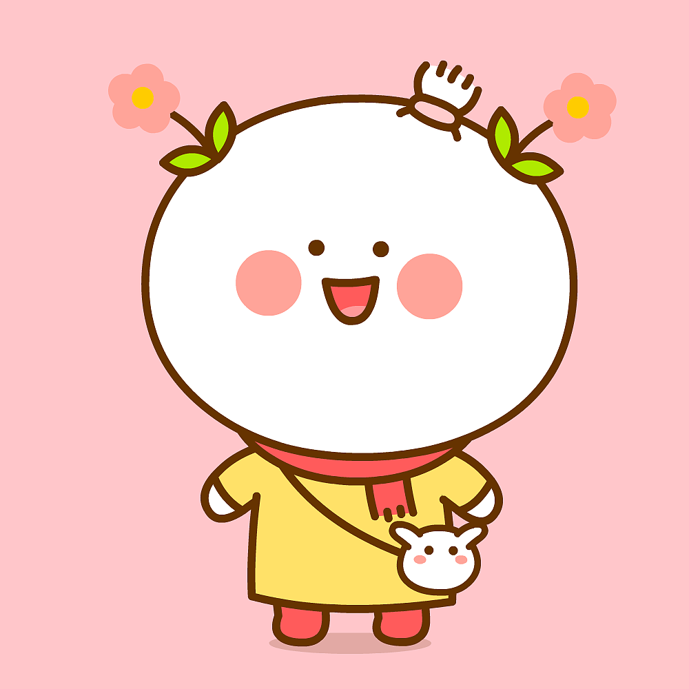 二花 桃小仙 微信表情 卡通动漫 头像壁纸 可爱 情侣 爱情 抱抱 假期
