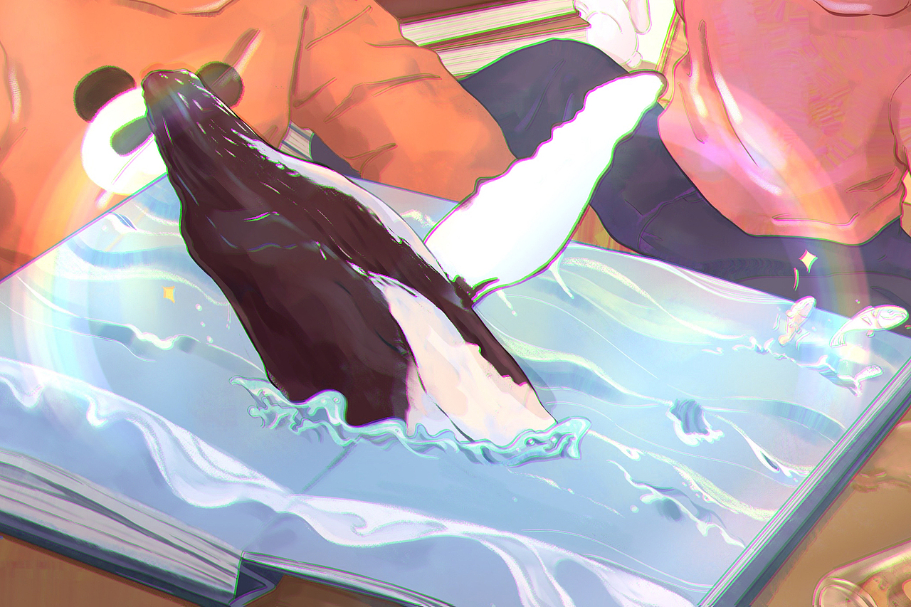 讀萬卷書行萬里路（圖ZMjg4Nzc5MTMy） - 商業(yè)插畫 - 站酷設(shè)計師大梨子kiki原創(chuàng)素材 - 站酷ZCOOL