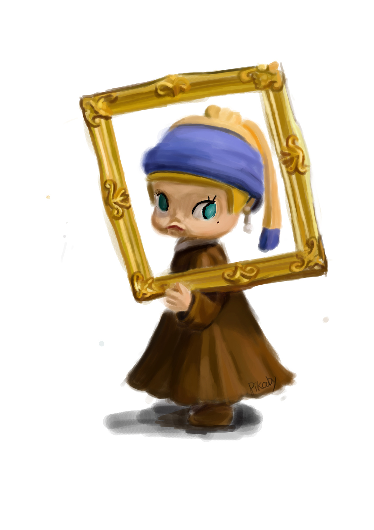 molly|art time 艺术时间|插画|商业插画|pikaby - 原创作品 - 站酷