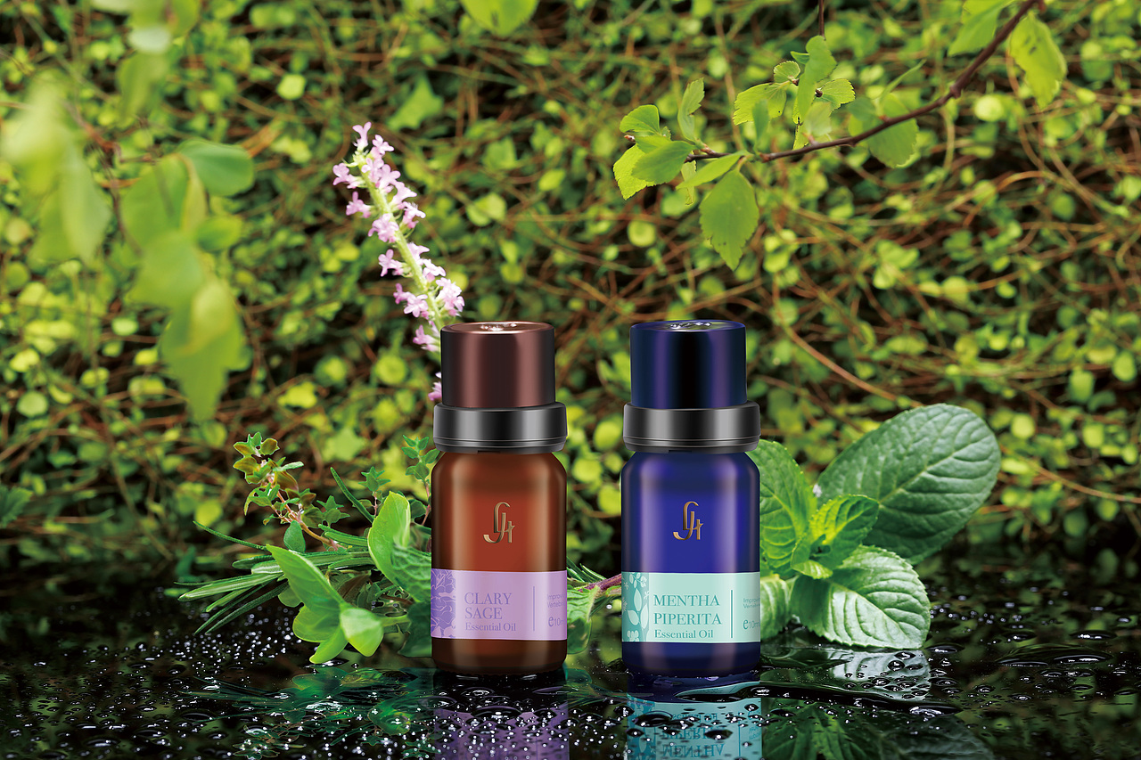 植物系列产品精修海报设计