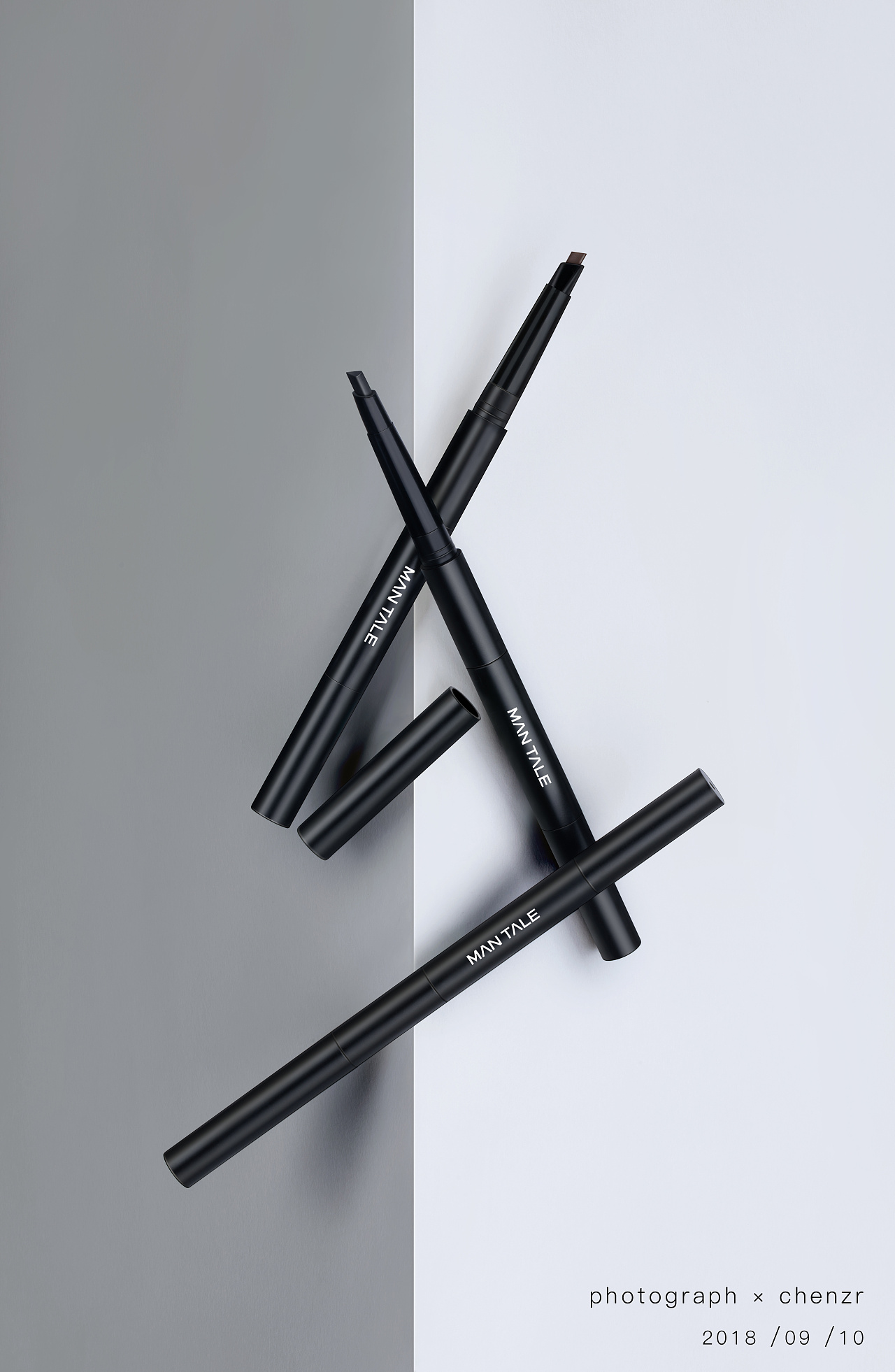 【产品摄影】美妆化妆品曼狄眉笔拍摄产品精修