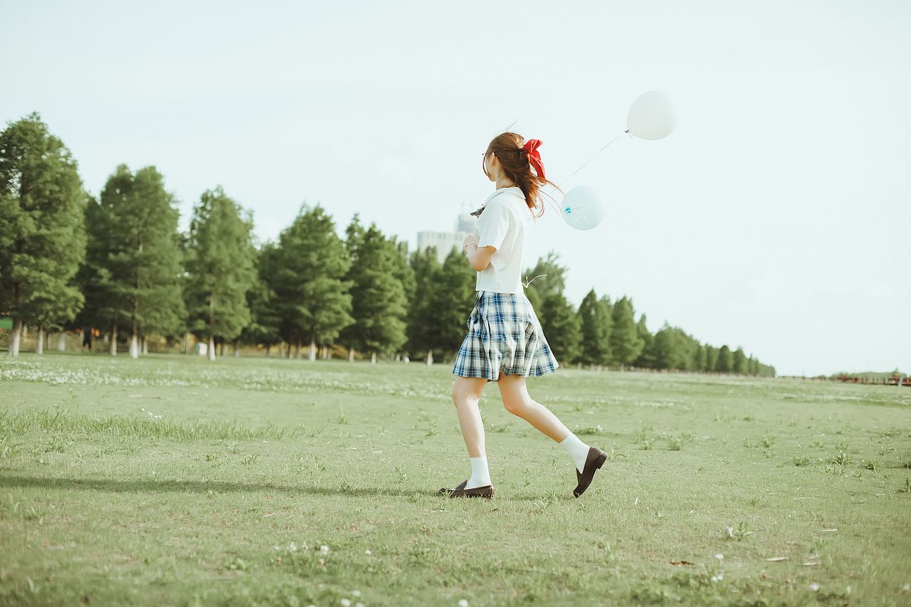 于东太湖拍摄的JK制服写真