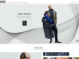 一套服装类网站设计